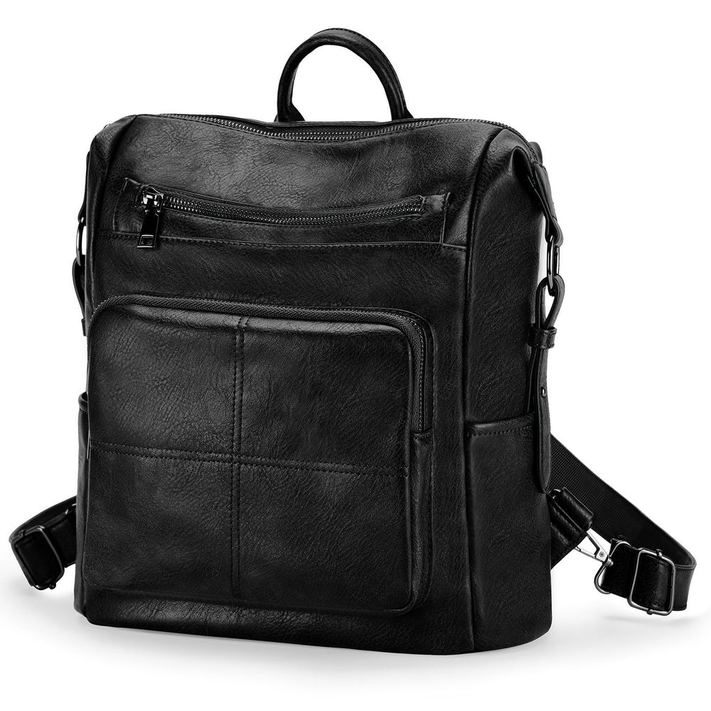 Backpack Purse, Vegan Fashion Leather Medium Convertible Ladies XD - Picture 1 of 7